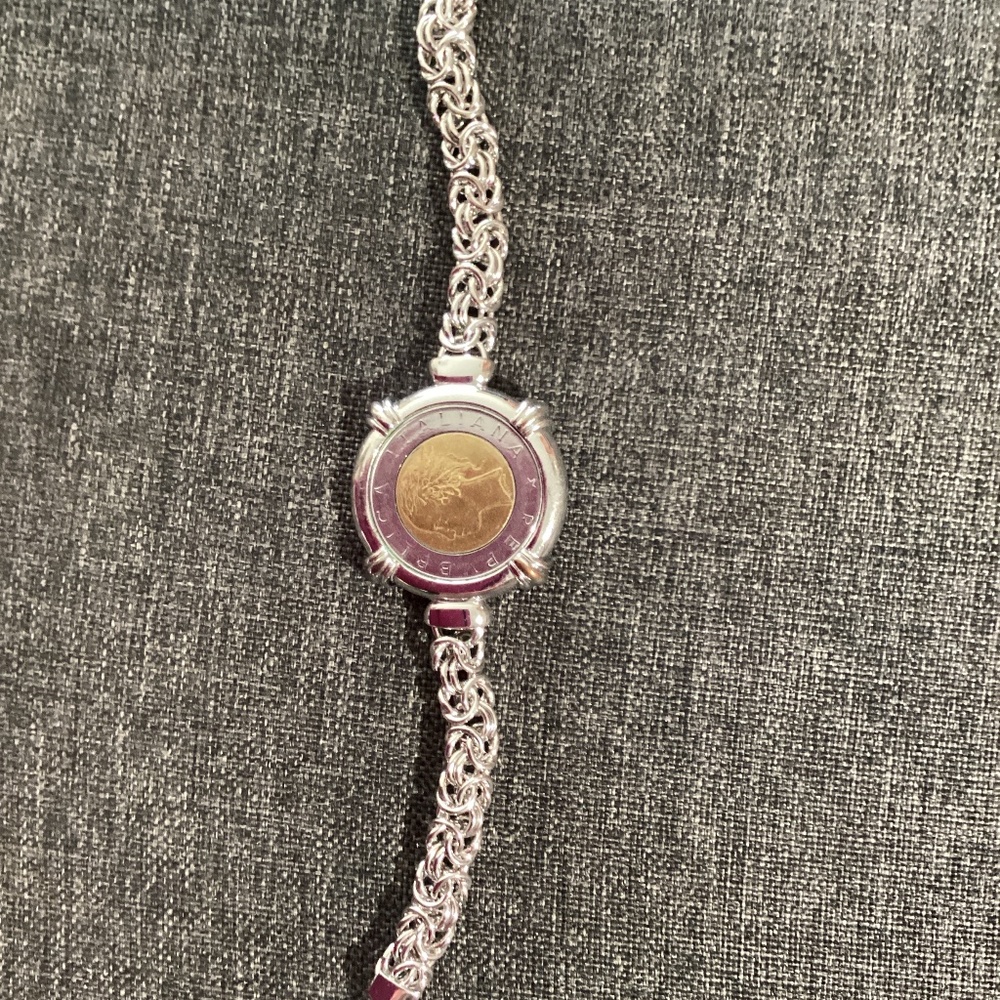 Toscana Italian coin bracelet, 500 lira